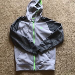 Unisex Adidas zip-up hoodie